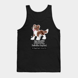 Aussie CartoonClub - Brown Merle Tank Top